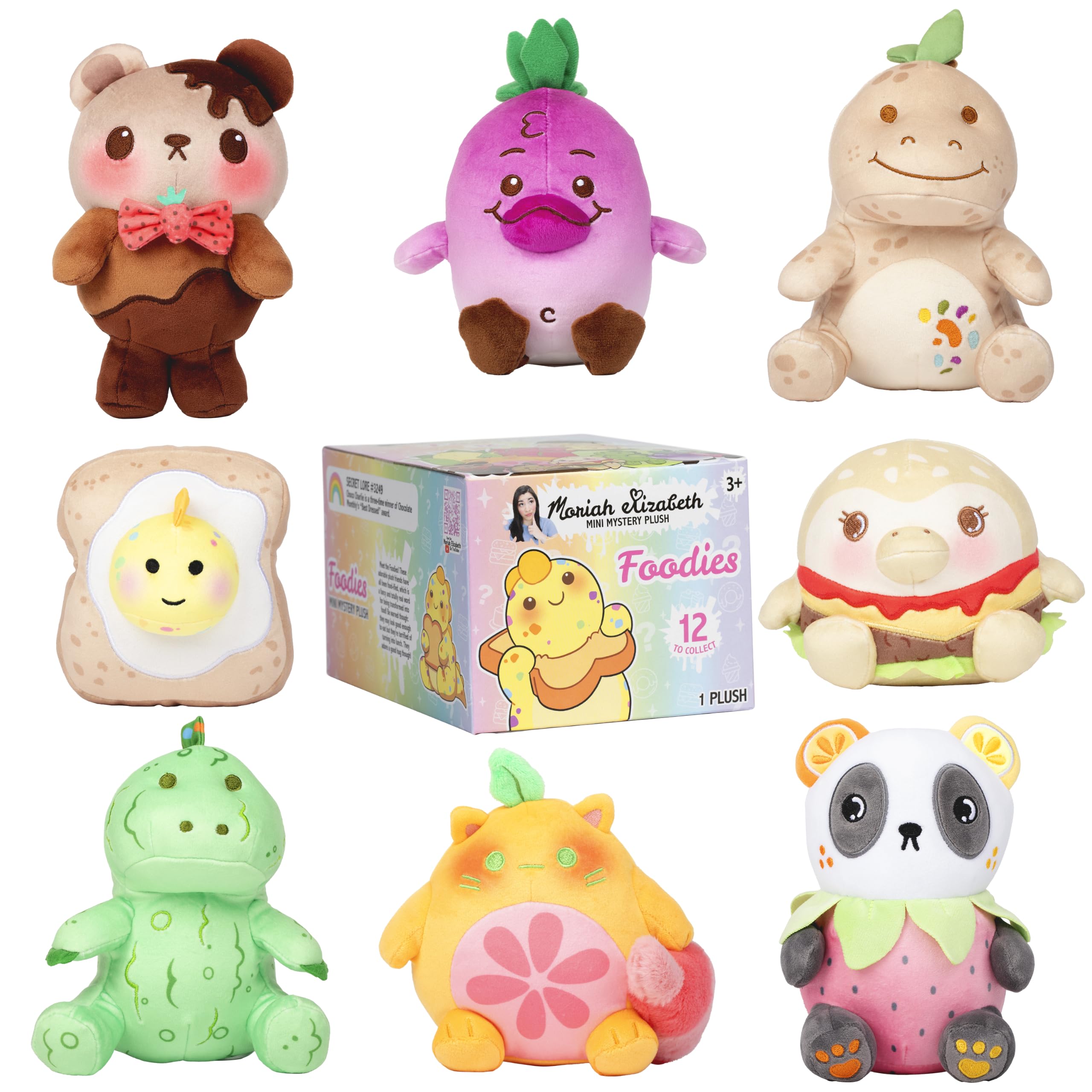 Moriah Elizabeth Foodies Series 5 – 6" Mini Mystery Plush – Surprise Blind Pack with Fan‑Favourite Characters