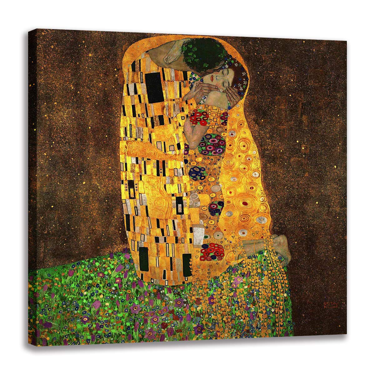 Reproduction d'art Klimt de haute qualité, tableau de personnages sur toile