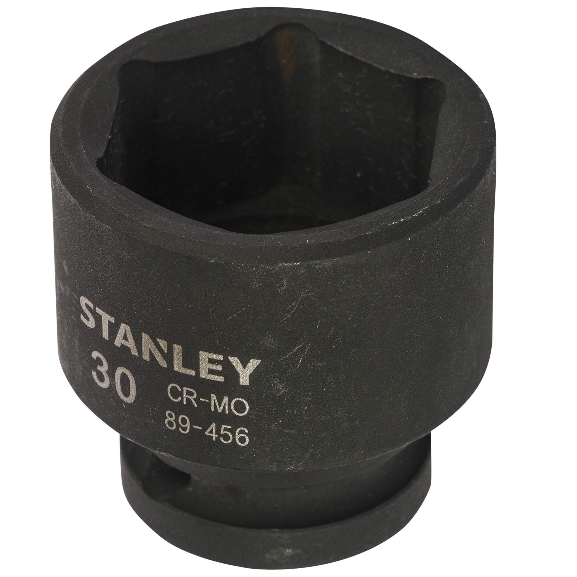STANLEY STMT89456-8B Chrome-Molybdenum Steel 6 Point Impact Socket 1/2 inch 30 mm(Black) 2