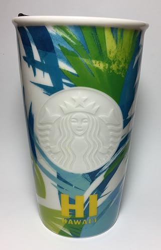 Starbucks 2016 Dot Collection Hawaii Limited - Vaso de viaje de cerámica