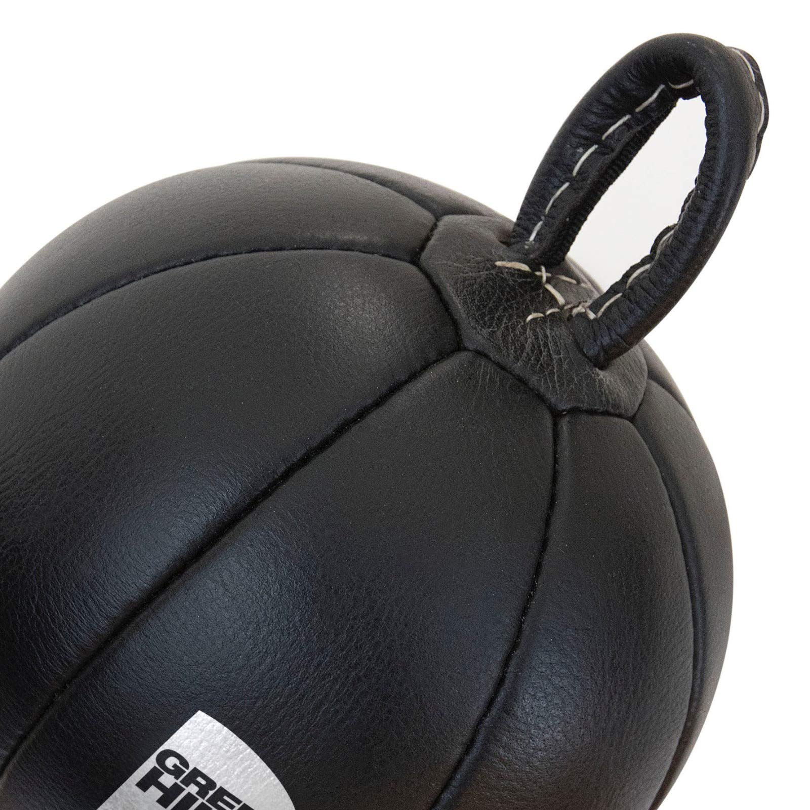 Palla Tesa Francese Omega Speed Ball Pera Boxe Pugilato Green Hill Vera Pelle (Colore Palla Nero)