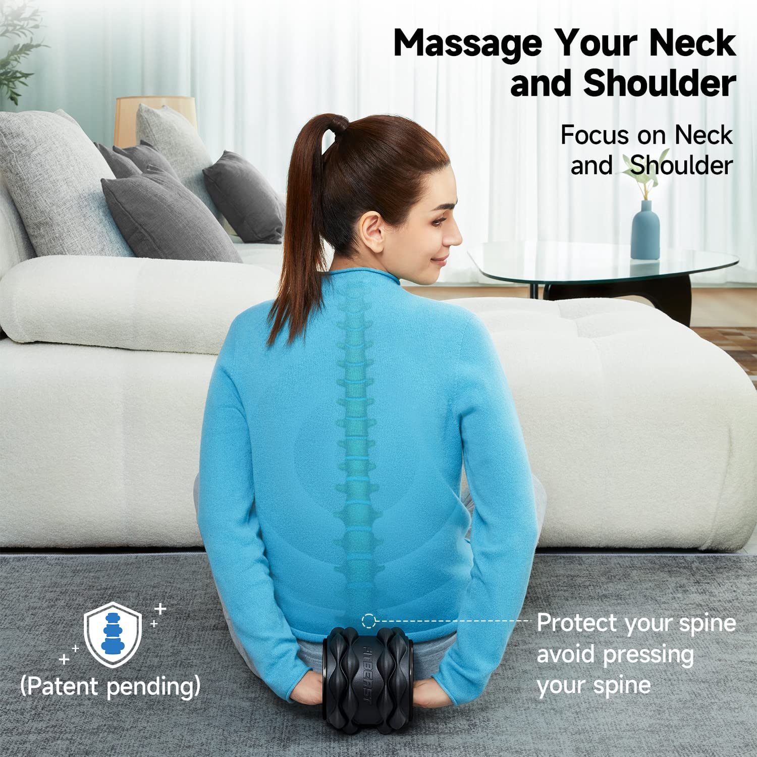 FitBeast Back Stretcher, Back Cracker & Back Roller