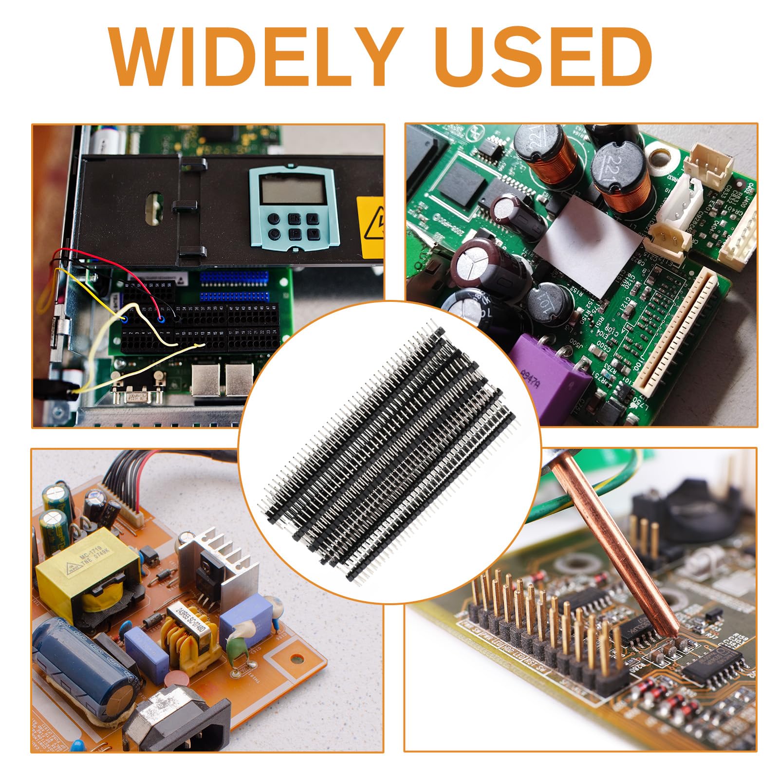 20 pezzi 2,54 mm Breakaway scheda 40 pin intestazione maschio e femmina pin intestazione PCB soldering pin per scheda forata
