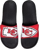 Vista 3 de FOCO mens NFL Team Cropped Big Logo Shower Sport Slide Flip Flop Sandals