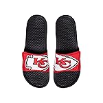 FOCO NFL Mens Kansas City Chiefs Cropped Logo Flip Flops Slides S - 7/8
