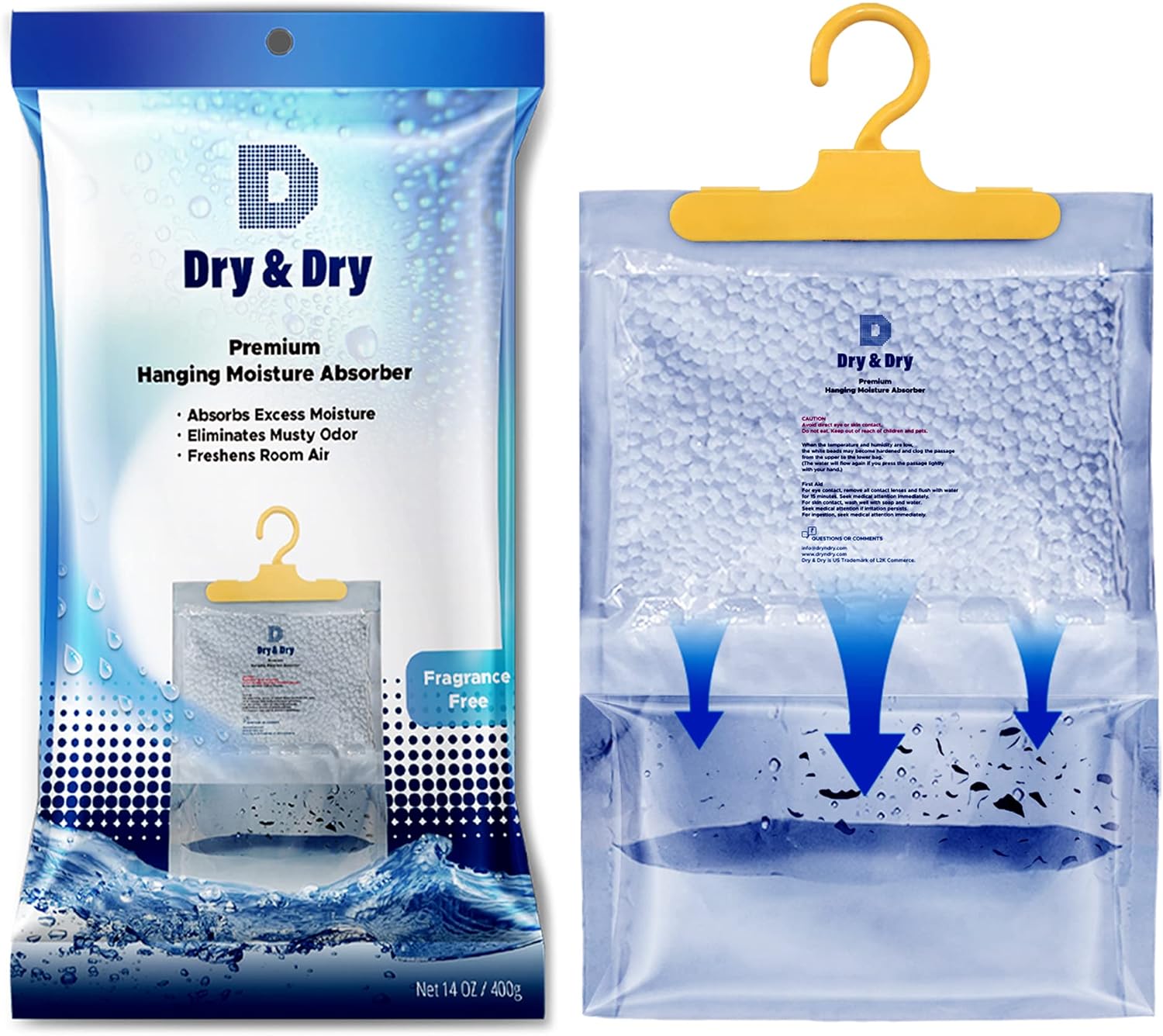 Dry & Dry 80 Pack 14 Oz/Pack] Premium Hanging
