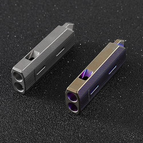 Miniatura 6 de WANERSEN Silbato de supervivencia de emergencia de titanio, silbato de seguridad fuerte de hasta 120 decibelios para entrenamiento de árbitros,