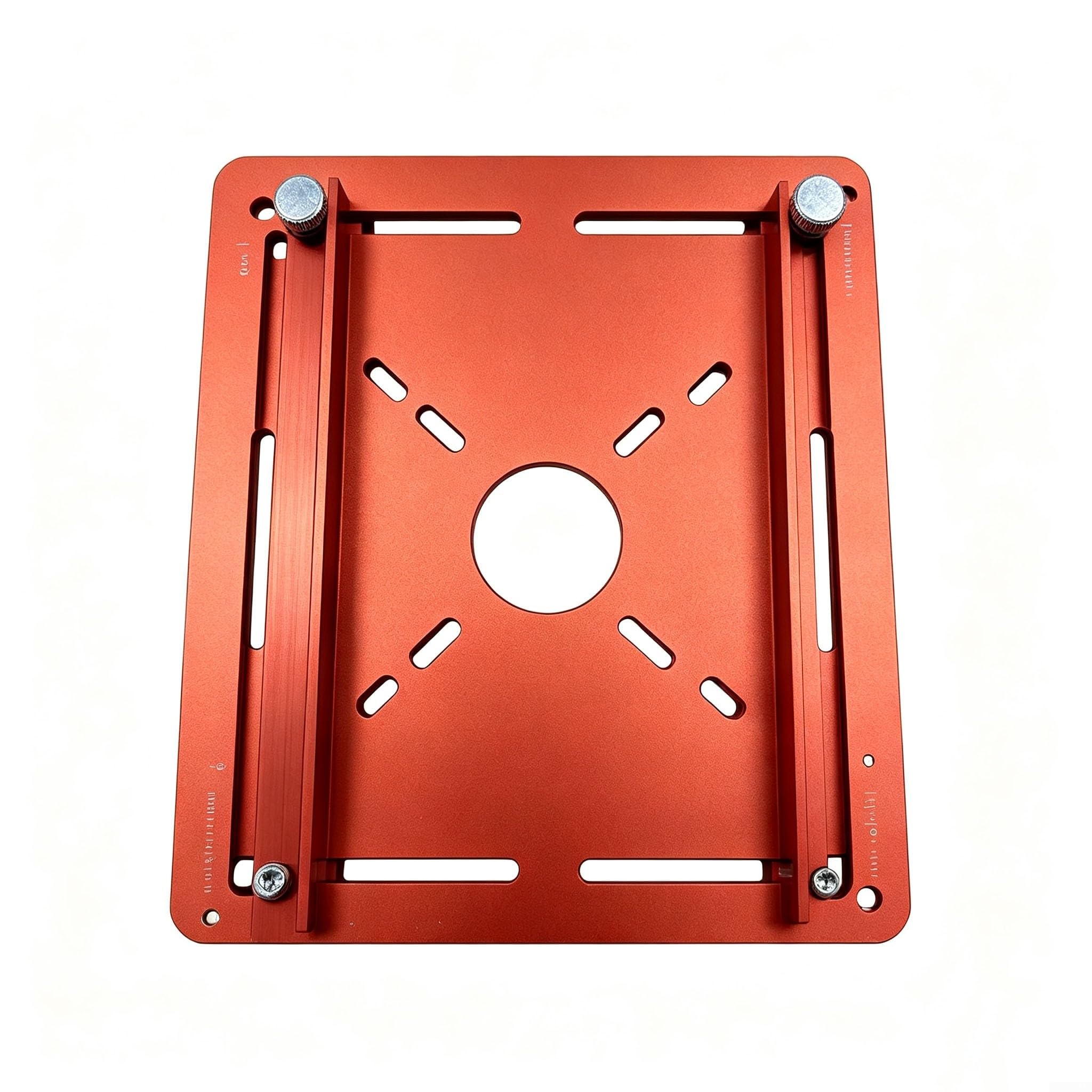 Aluminium Fräslehre 210x168mm Präzise Doppelskala für holz Aluminium