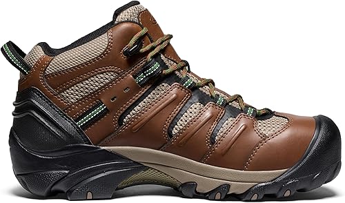 Vista 56 de KEEN Utility Botas de trabajo impermeables Lansing de altura media con punta de acero para hombre Mantillo/Shitake