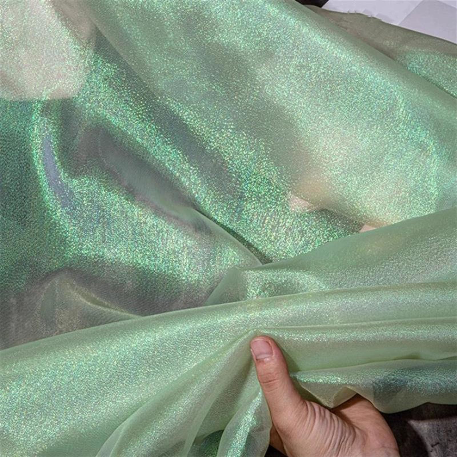 Organza Fabric, Organza Fabric 99% Polyester Multicolor 150cm x 100cm for Dresses Wedding Decor(13)