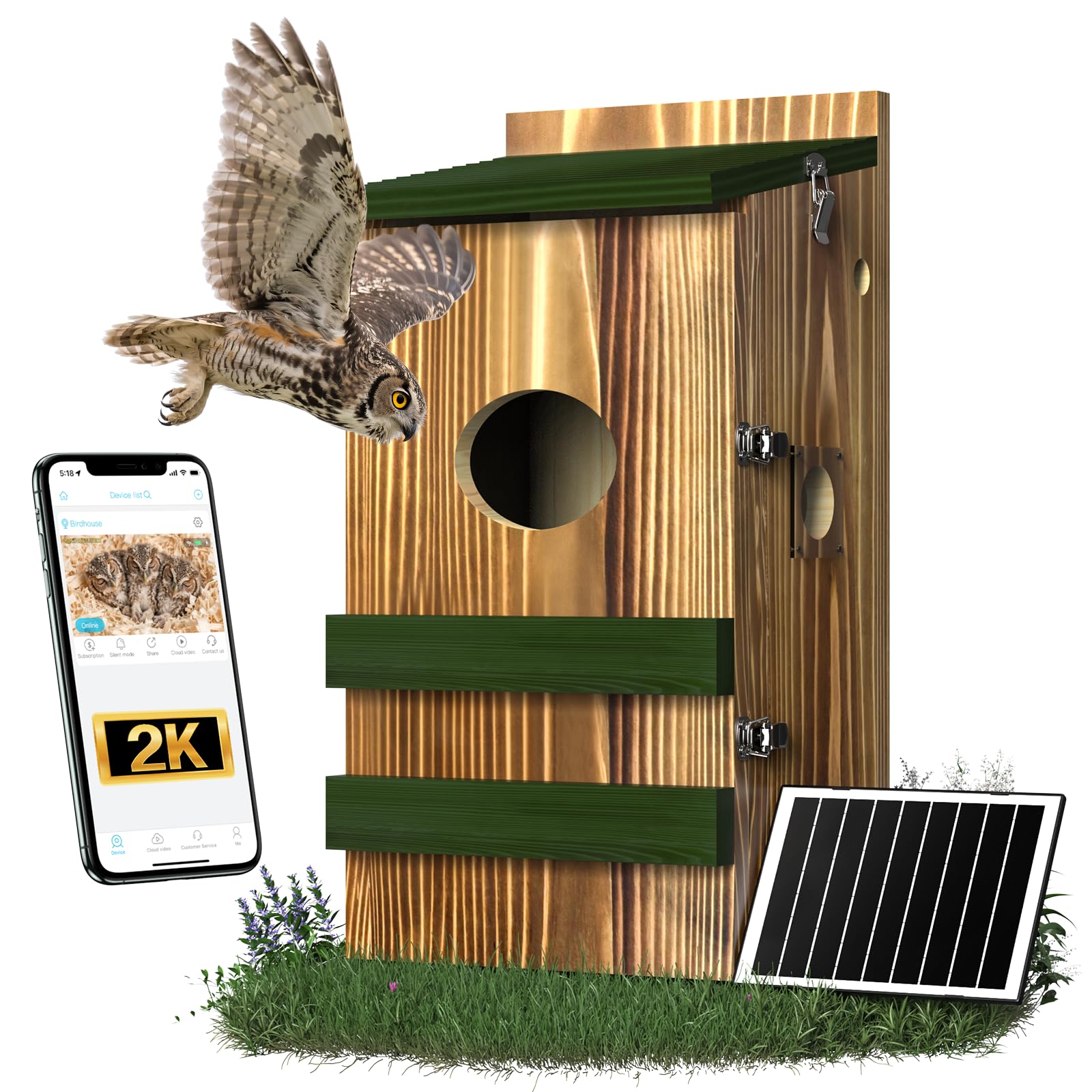 BirdoorKam 4G LTE Owl House