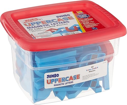 Educational Insights alphamagnets- Jumbo color-coded mayúsculas 42piezas