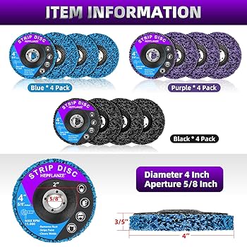 Laser Paint Removal Paint Removal Huopueit 12 Pack S Rust Remover Wheel, 4-1/2x7/8 Stripping Wheel For Angle Grinder 4.5 Inch, Clean And Remove Paint Coating Rust Welds Oxidation Strip Disc Clevite Ms-876p