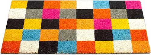 Miniatura 8 de LUA VIKA Felpudo de fibra de coco para exteriores, tapete de entrada exterior, tapetes para puerta delantera, tapete de bienvenida para interiores,