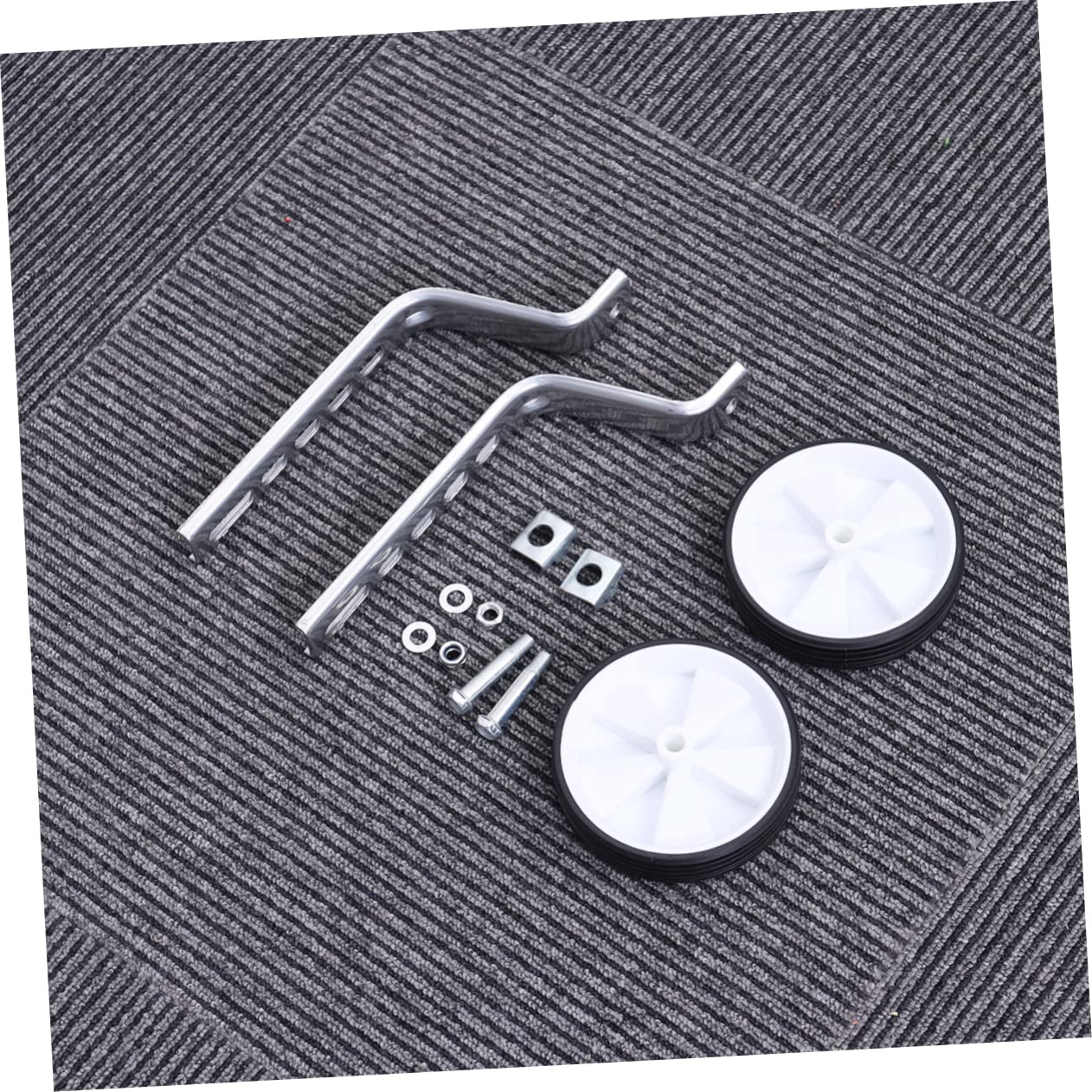 Abaodam Bike Training Wheels Stabilizers for Bikes Fit White for Learning to Ride Durable and Stable Design