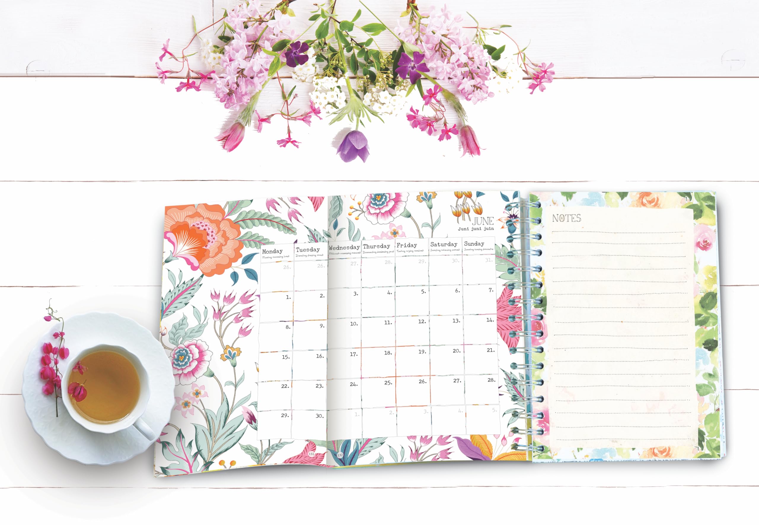 Agenda ARDIUM HANDI DIARY 2026 - Planificateur Annuel Mensuel Quotidien - Corée