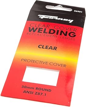 Forney 56901 Lens Replacement Eye Pieces, Round 50MM, Clear