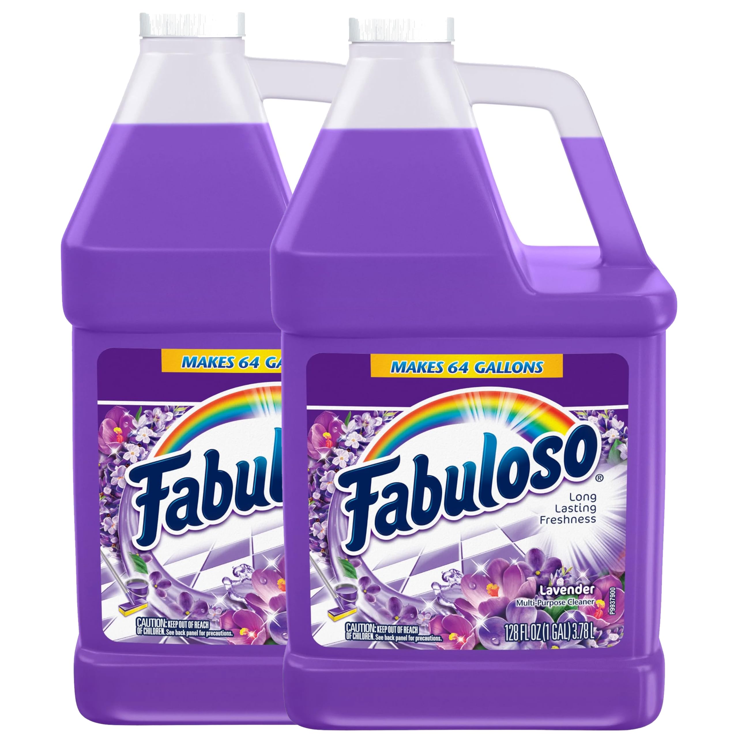 Number 1 In ServiceFabolouso Makes 64 Gallons Lavender Purple Liquid Multi-Purpose Professional Household Non Toxic Fabolouso Hardwood Floor Cleaner Refill (2 Pack)