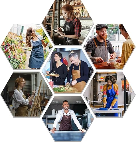 Miniatura 7 de Delantales de acuarela para huevos de Pascua para mujeres y hombres delantal de cocina con cuello ajustable y bolsillos grandes para cocinar hornear