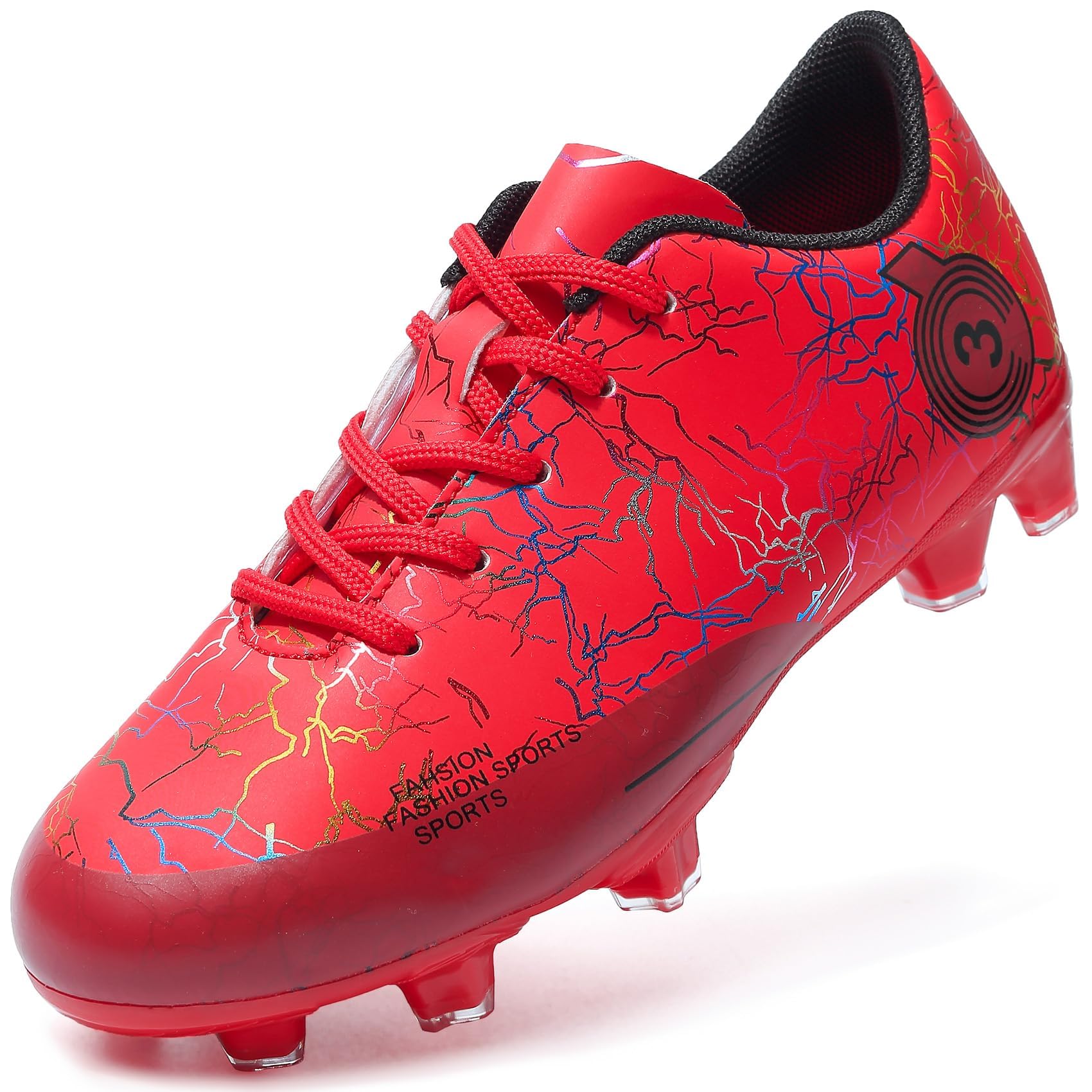 DimaiGlobal Kids Soccer Shoes Boys Girls Soccer Cleats Outdoor Training Athletic Sneakers Professional Spikes Youth Turf Football Shoes Unisex-picture-34