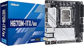 Amazon | ASRock マザーボード H670M-ITX/ax Intel H670 シリーズ 第12