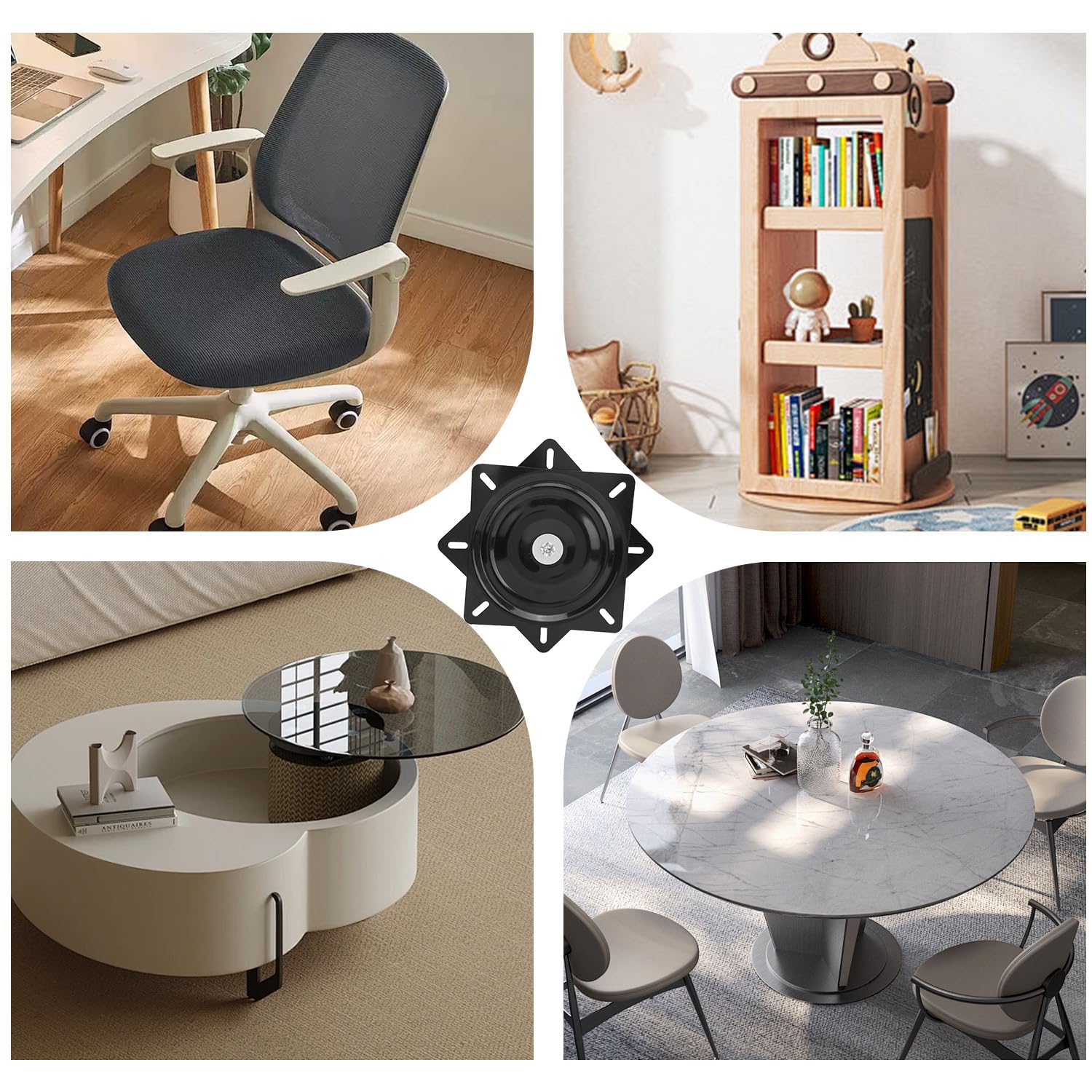 Generic Base Pivotante pour Siège de Bateau, Plaque de Montage Rotative en Acier Inoxydable pour Chaise Marine, Rotation à 360 ° pour les Amateurs de Generic Base Pivotante pour Siège de Bateau, Plaque de Montage Rotative en Acier Inoxydable pour Chaise Marine, Rotation à 360 ° pour les Amateurs de