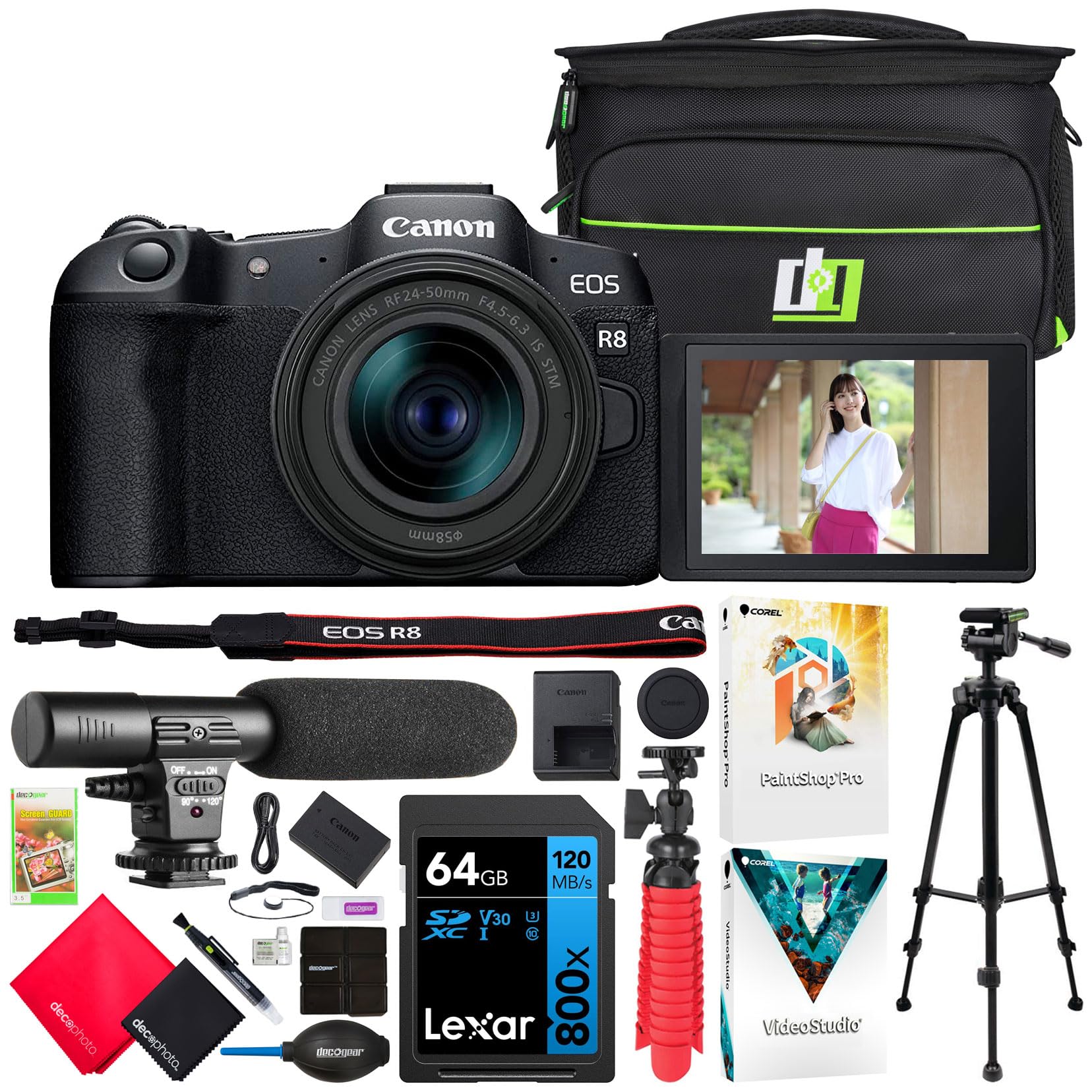 Amazon.com : Canon EOS R8 Full Frame Mirrorless Camera Body with