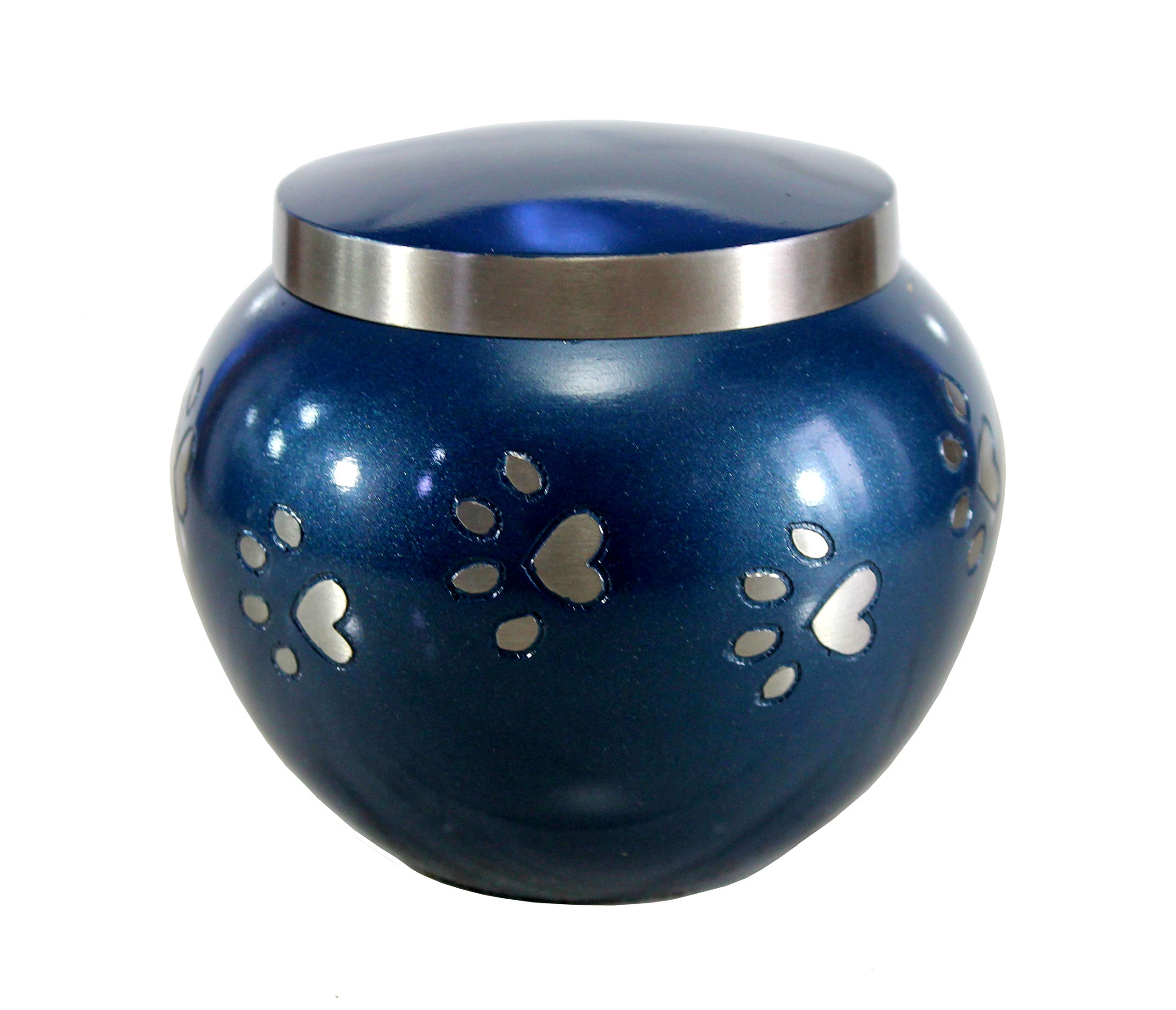 eSplanade cremazione urna commemorativa Container Jar pot per animali domestici cani/gatti/| per animali domestici Ash rimane | ottone Urns | metal Urns | Burial Urns