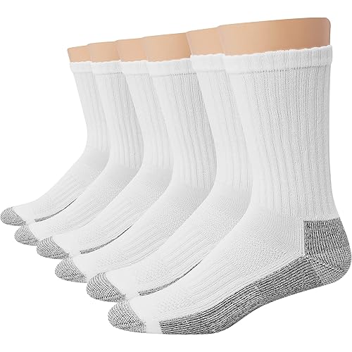 Hanes Men's Work Socks, 6-Pack