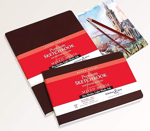 Miniatura 3 de Stillman & Birn Alpha Series - Cuaderno de bocetos de tapa blanda, 8 x 10 pulgadas, 5.29ozm (pesado), papel blanco, superficie de grano medio