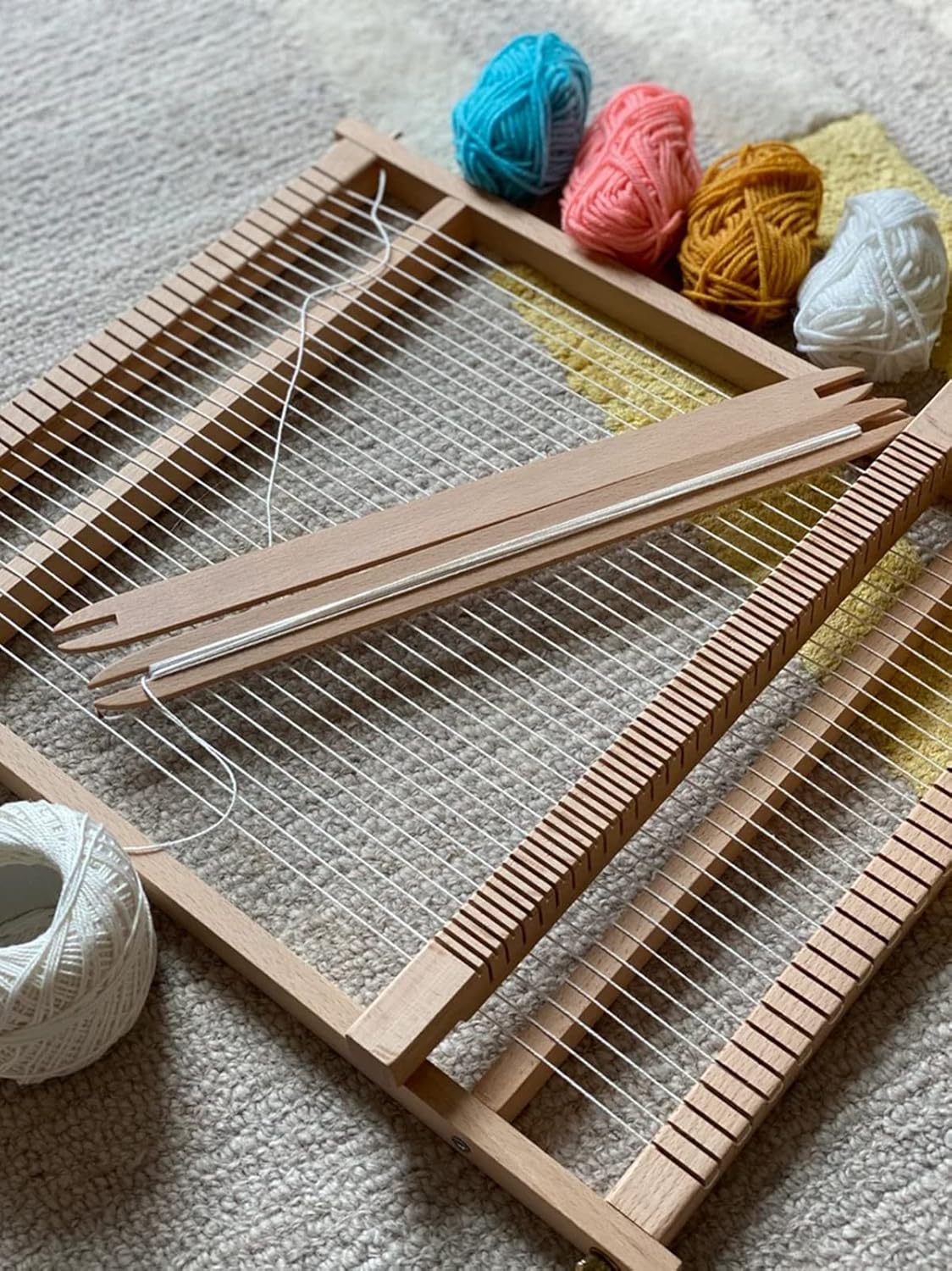 Weaving Loom Kit Tapestry Weave Table Loom Lap Heddle