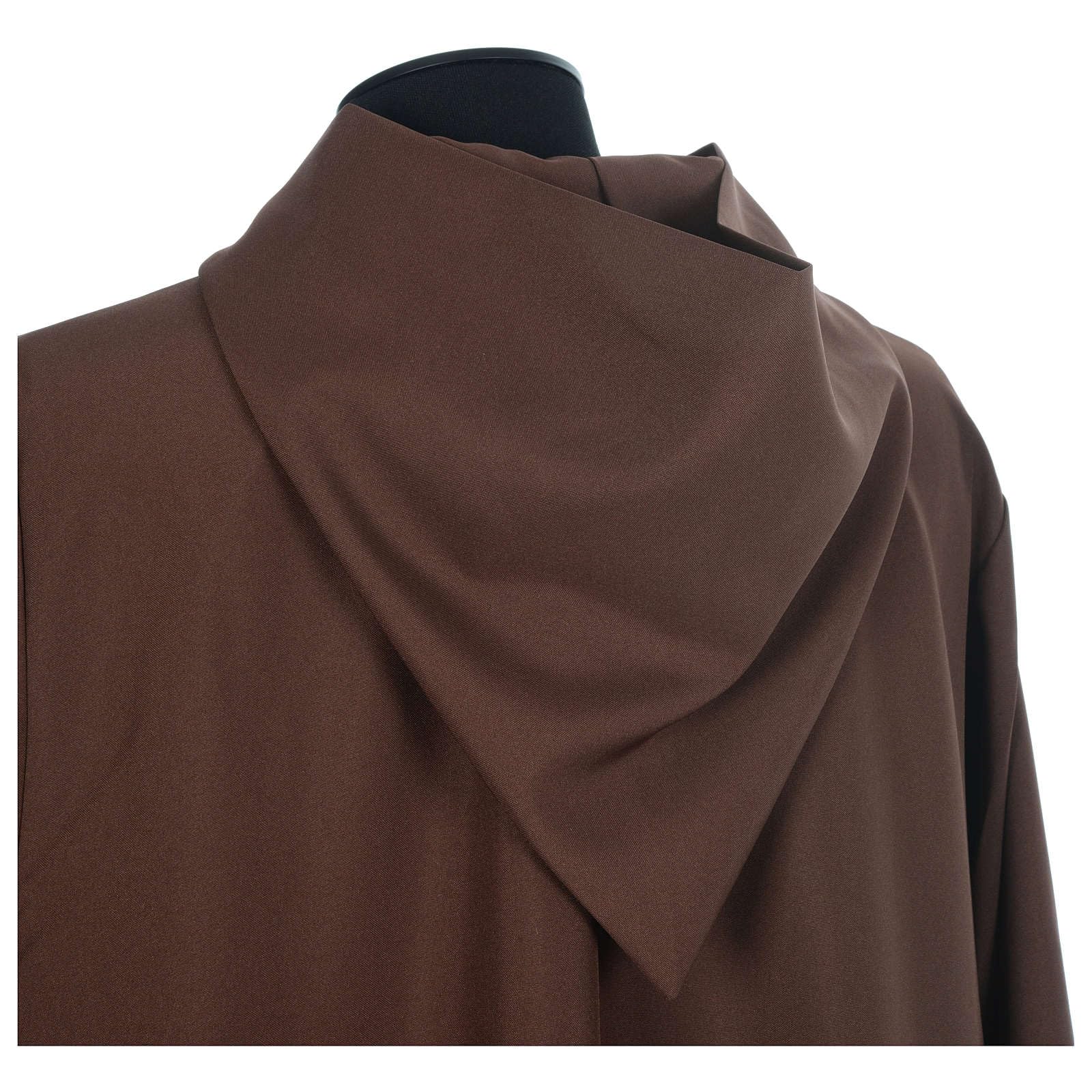 Holyart Braune franziskane Albe aus Polyester, 145 cm (57 inc.)