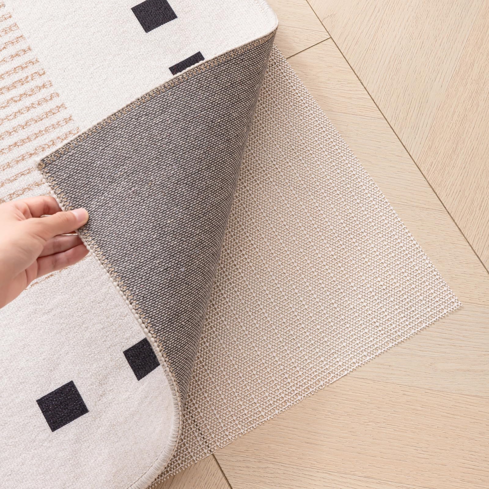 Tapis parquet Anti Glisse tapiss antidérapant,sous-Tapis Antidérapant Découpable,Tapis Antidérapant Polyvalent,Protection Contre Chutes,pour Tapis,Parquet,Carrelage,Moquette