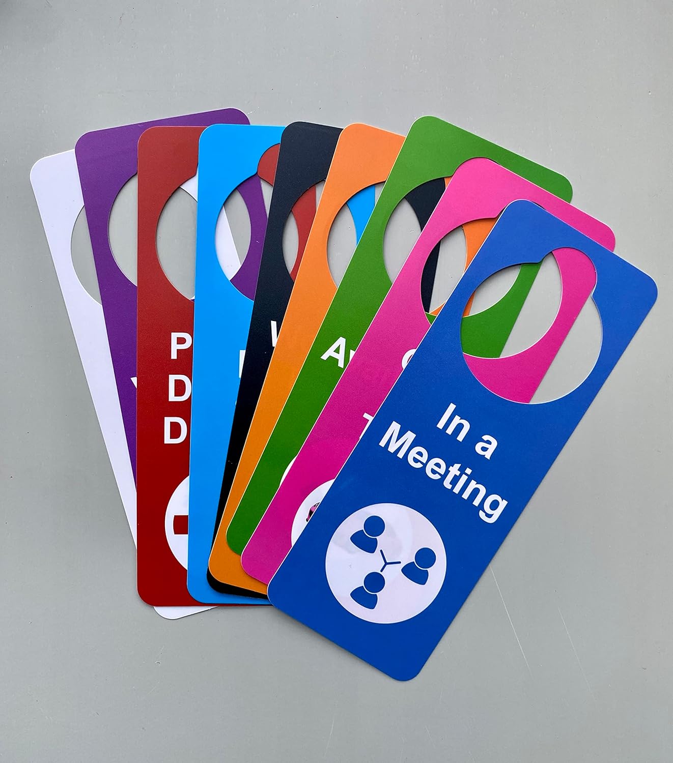 9 PCS Door Hanger Tags Do not Disturb Working from Home