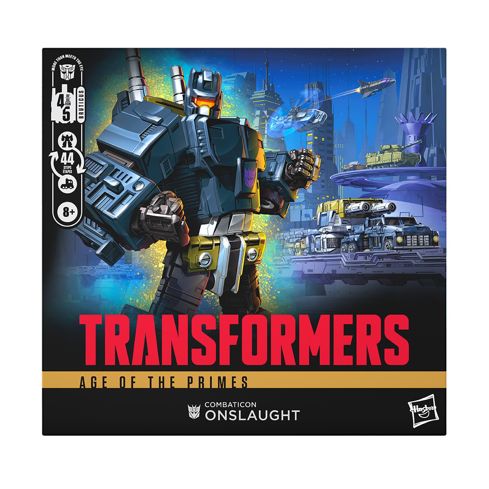 Transformers Age of the Primes Combaticon Onslaught, Commander Class 17-cm Converting Action Figure, Robot Toys for Ages 8+ - Image 2