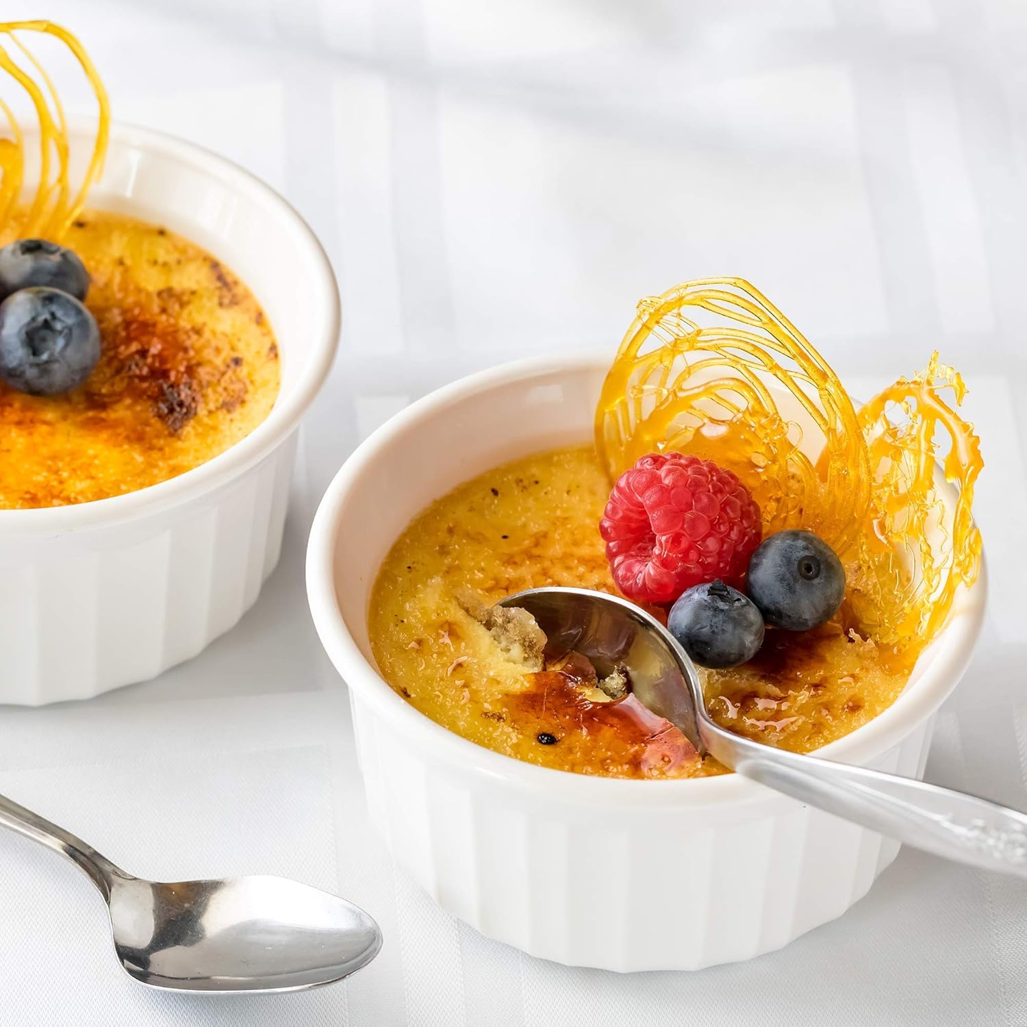 K Basix 4 5 Oz Porcelain Ramekins White Bakeware Souffle Dishes Creme Brulee Pudding Custard Cups Desserts Amazon Co Uk Home Kitchen K Basix 4 5 Oz Porcelain Ramekins White Bakeware Souffle Dishes Creme Brulee Pudding Custard Cups Desserts Amazon Co Uk Home Kitchen