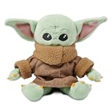 Disney Store Official Star Wars The Mandalorian - Grogu &lpar;The Child&rpar; Magnetic Shoulder Plush - Authentic Baby Yoda Collectible & Toy for Fans of All Ages
