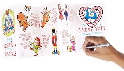Miniatura 5 de Hallmark Divertida tarjeta de Navidad romántica para otros significativos (pingüinos), 0599XXH5274