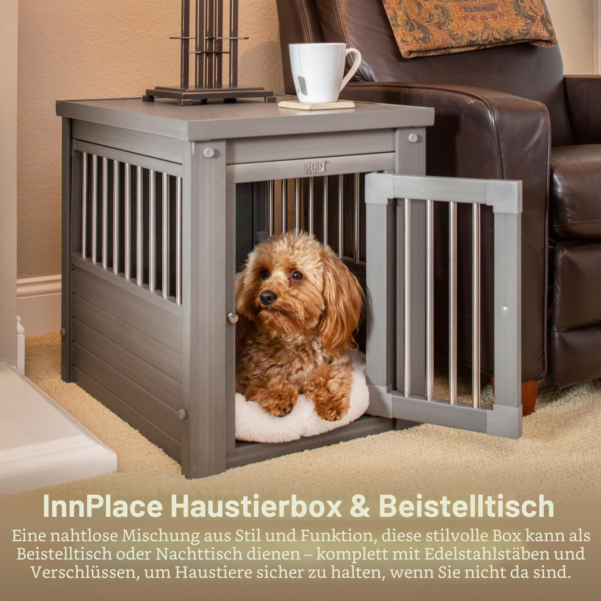 Ecoflex Haustierbox/Beistelltisch, Small