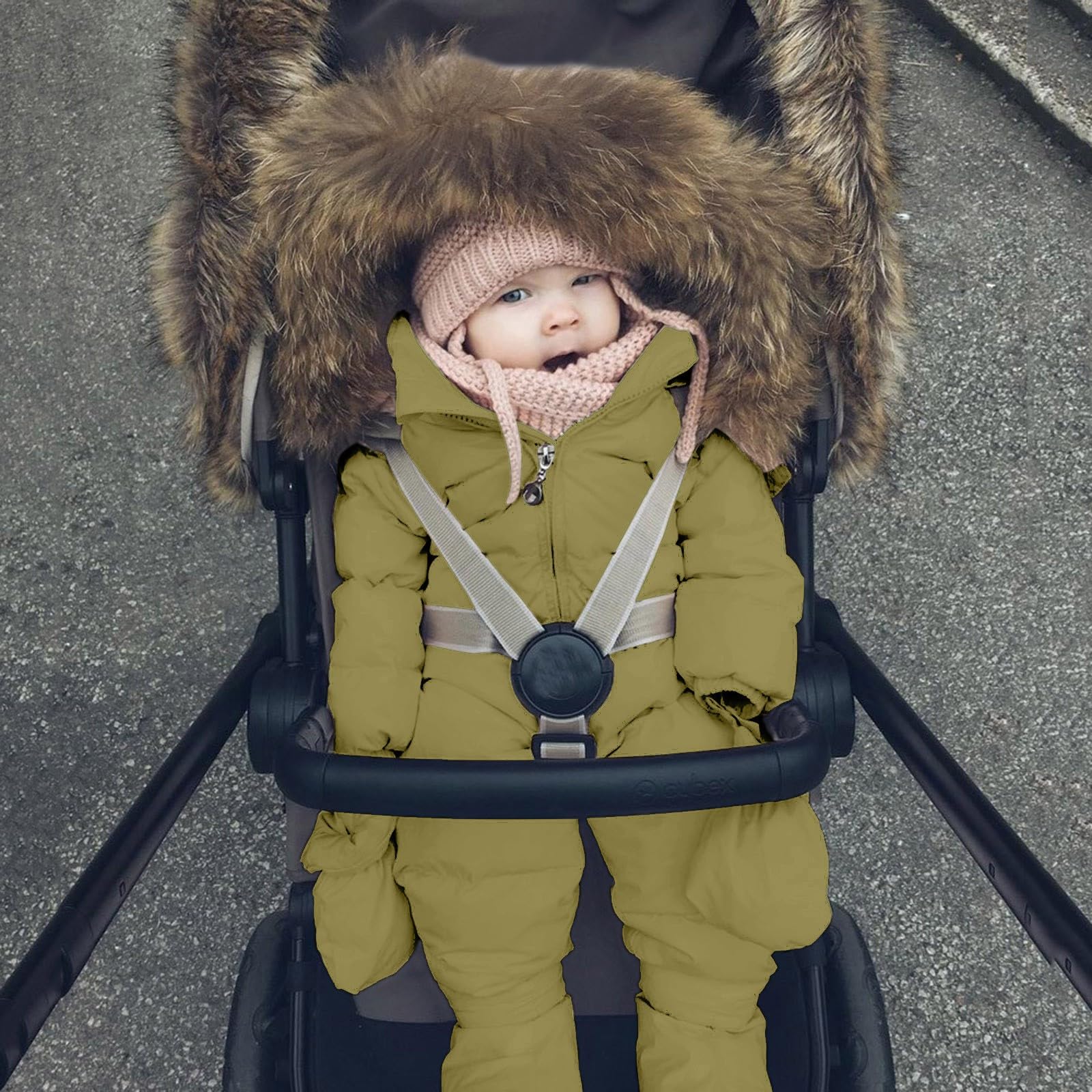 Tuta Neonato Bambino Tuta Neve Calda con Cappuccio Piumino Pagliaccetto Imbottito Giacca Neve Abbigliamento Esterno Invernale Autunno Bambina Comodo