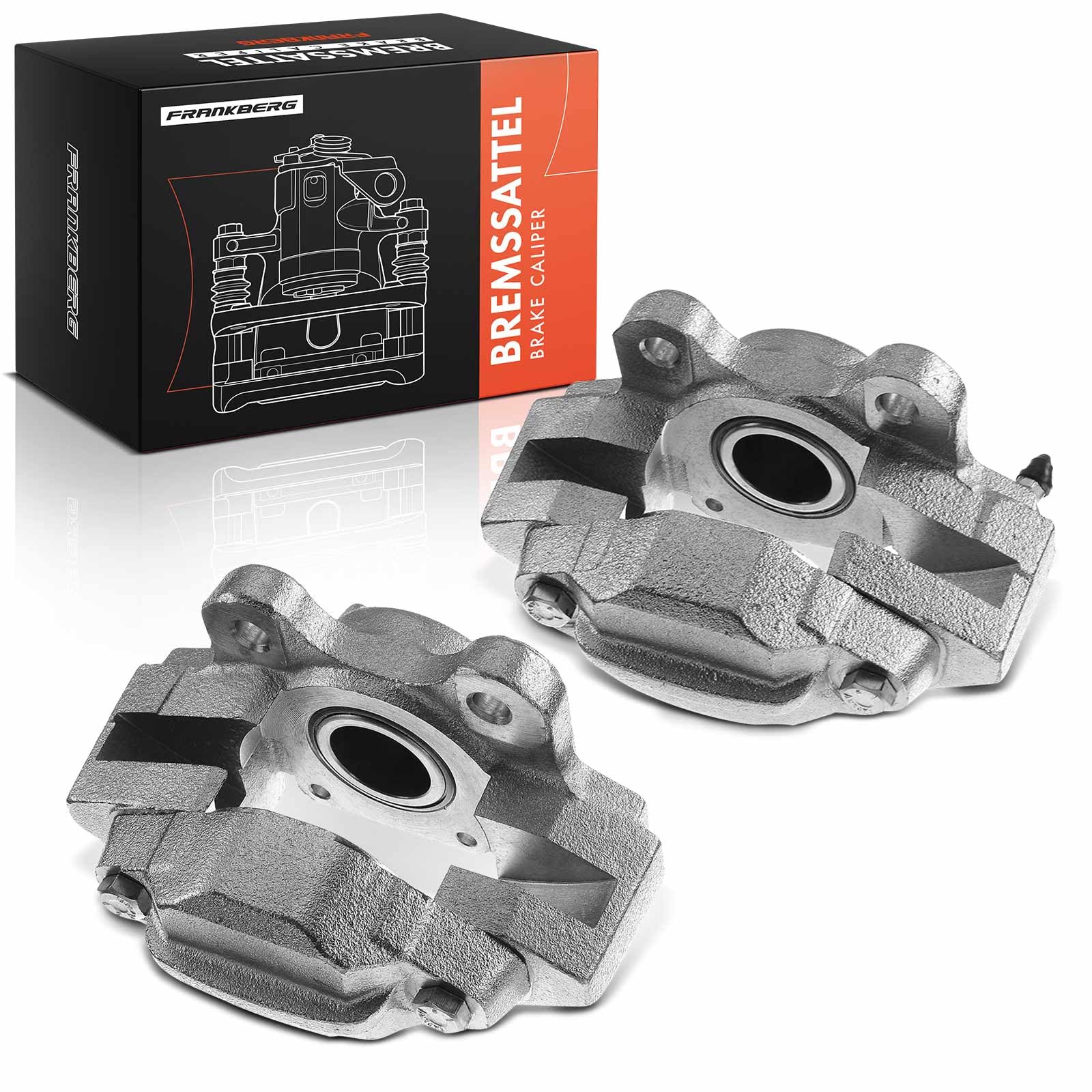 Frankberg 2x Pinza Freno Posteriore Sinistra Destra Compatibile con Defender Cabrio L316 Defender Pick-up L316 Defender Station Wagon L316 Replace# STC1268