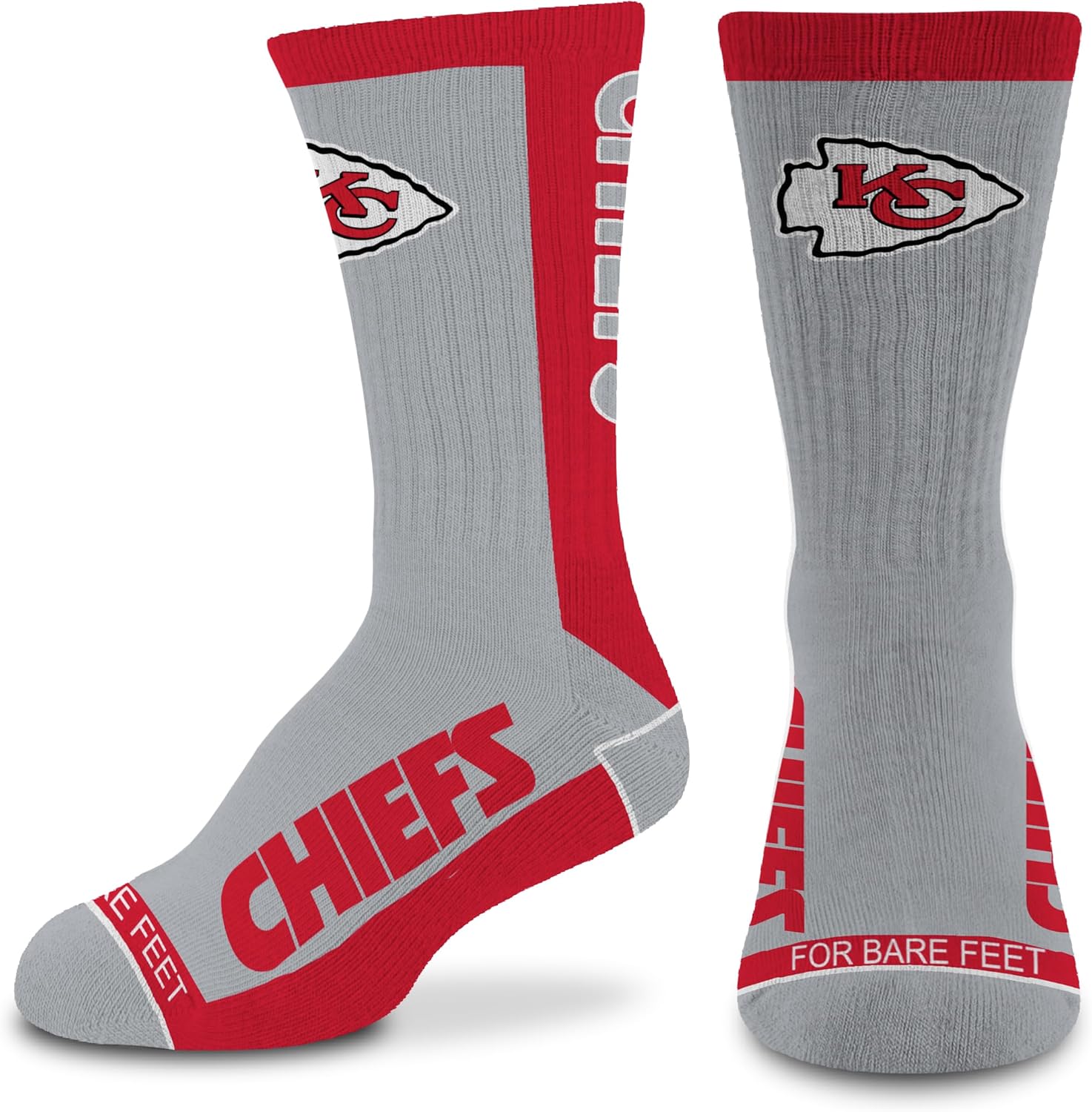 For Bare Feet - NFL MVP Classic Team Logo Youth Size Kids Crew Socks Approx. 4-8 years old