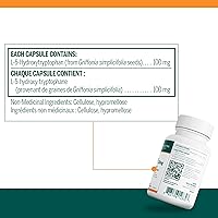 Vista 2 de Genestra Brands 5HTP 100 mg Apoyo para el sueño y el equilibrio mental 90 cápsulas