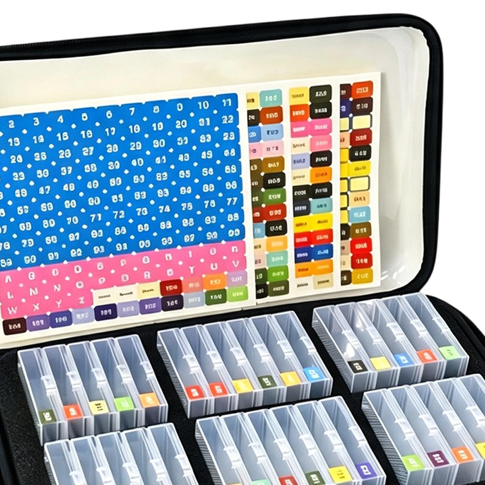 Contenitori di stoccaggio della pittura della gemma 32/64-Grid Clear
