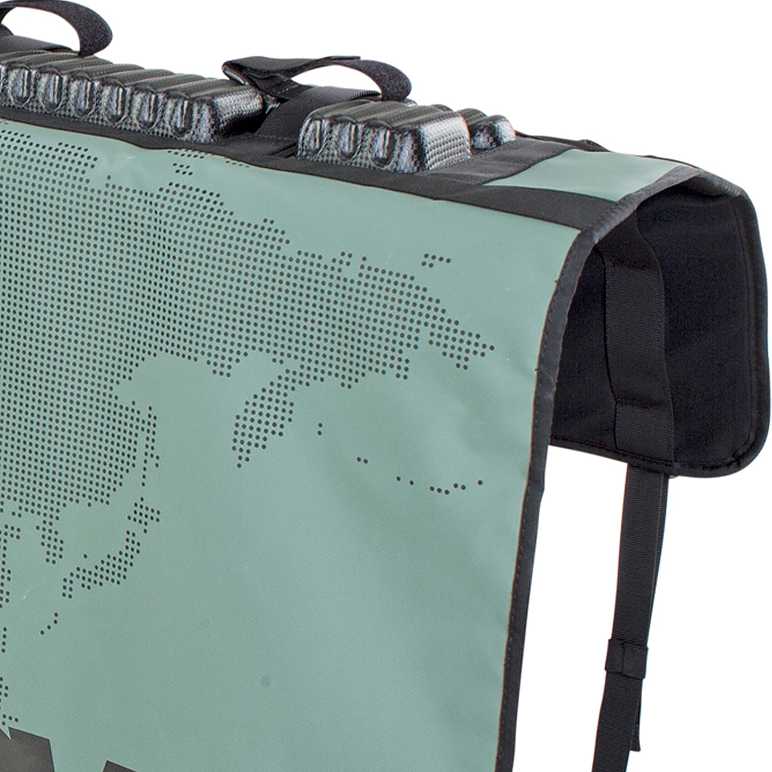 'evoc Bike Tailgate Pad Holds Up to 6 Bikes - Bike Pad for Truck Tailgate Protects The Bikes and Truck,for Mid-Size Truck Beds - Black/136cm/53.5'', Olive/160cm/63 Wide'