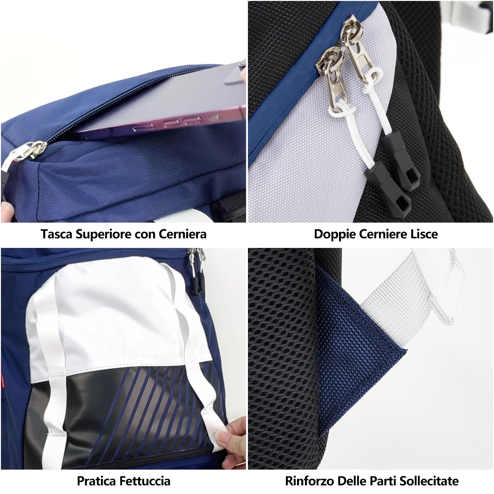 KINGSLONG Zaino da pallacanestro, grande capacità, con scomparto per scarpe e ganci per recinzione, leggero, pallavolo, attrezzatura per racchette, caschi, cappelli, scarpe