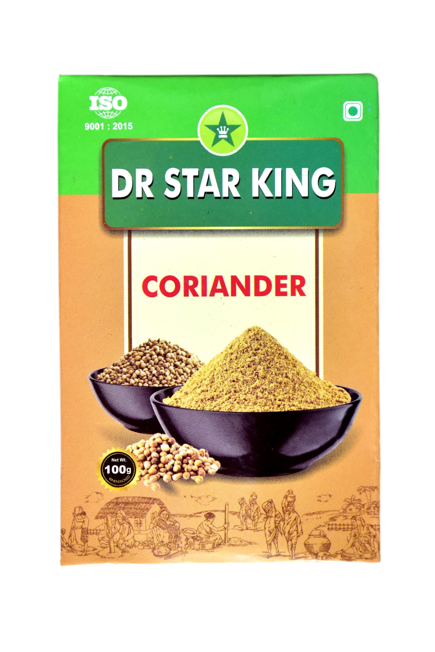 DR STAR KING Coriander Powder Dhania Powder Pure Natural Indian Coriander Spice Fresh Aroma & Rich Flavor (100gm)-image-23