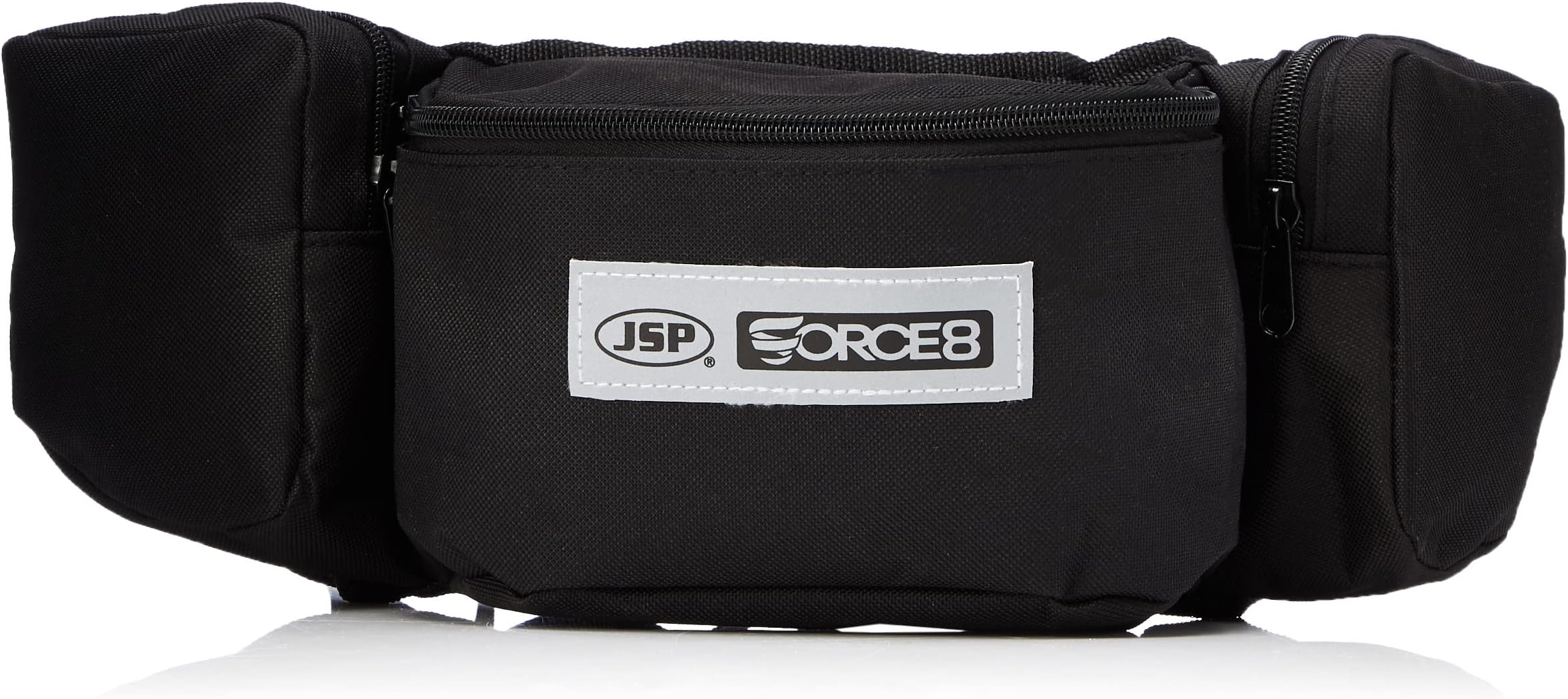 JSP Force 8 Belt Bag for carrying and storing a Force 8 Half Mask and PressToCheck Filters, Black, One Size (BPT170-011-000)