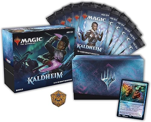 Miniatura 3 de Magic The Gathering Kaldheim Bundle  10 potenciadores de draft (150 cartas mágicas) + accesorios