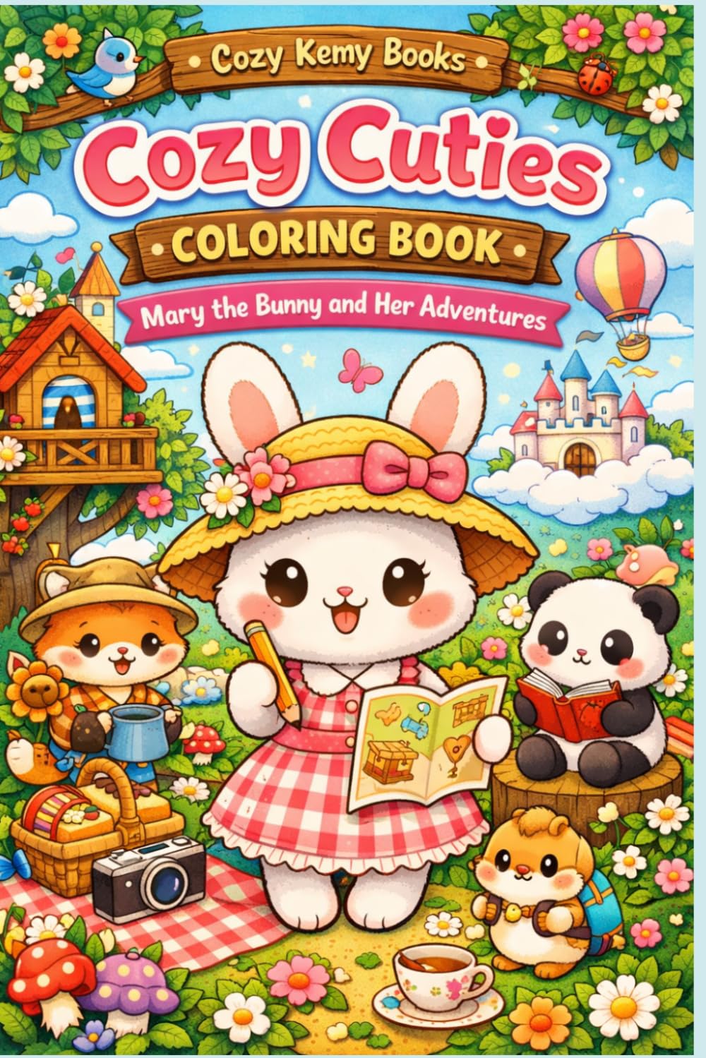 Cozy Cuties, Coloring Book: Mary The Bunny And Her Adventures